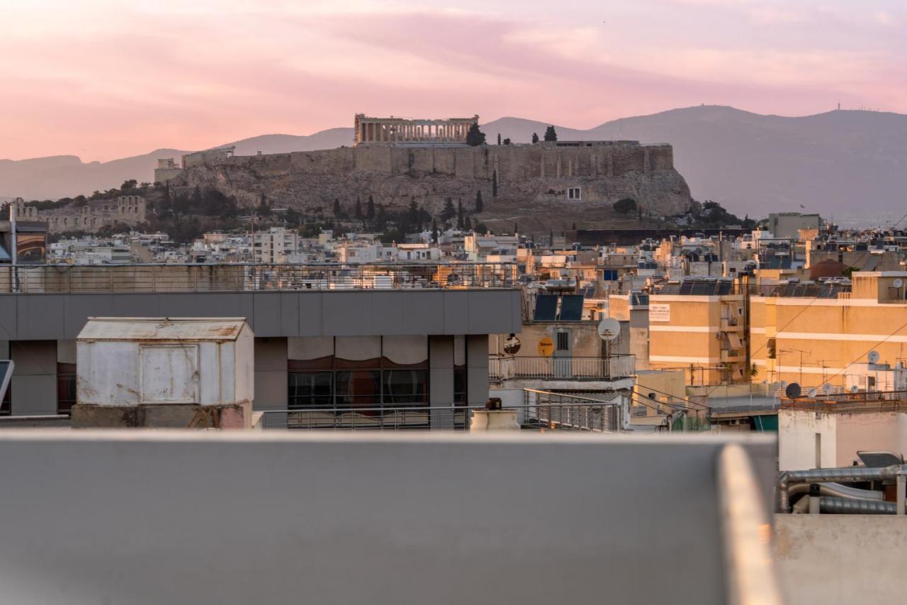 شقة Sunny Penthouse W/ Acropolis View Next To Metro أثينا المظهر الخارجي الصورة