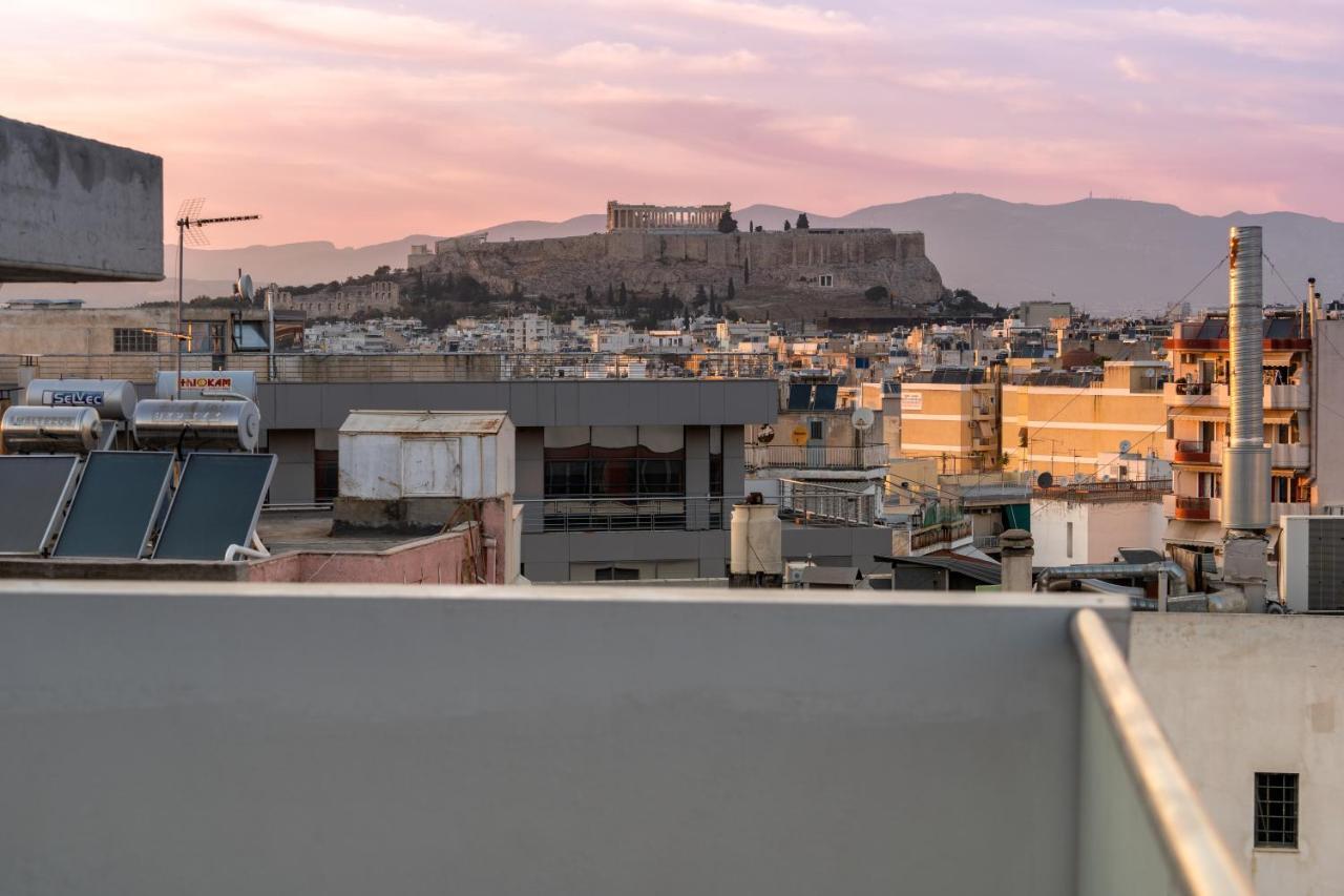 شقة Sunny Penthouse W/ Acropolis View Next To Metro أثينا المظهر الخارجي الصورة
