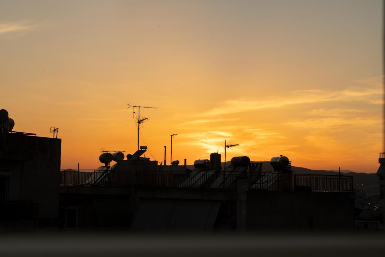 شقة Sunny Penthouse W/ Acropolis View Next To Metro أثينا المظهر الخارجي الصورة